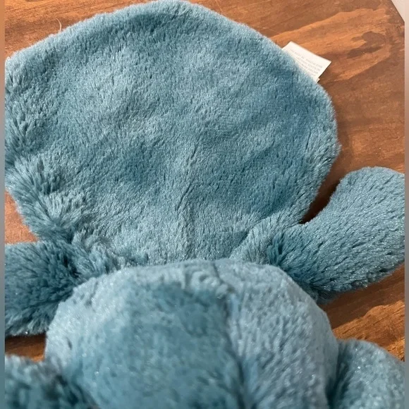 O.B. Designs Banjo Bunny dark teal/blue Plush Lovey Blankie toy Easter NWOT - Picture 7 of 10